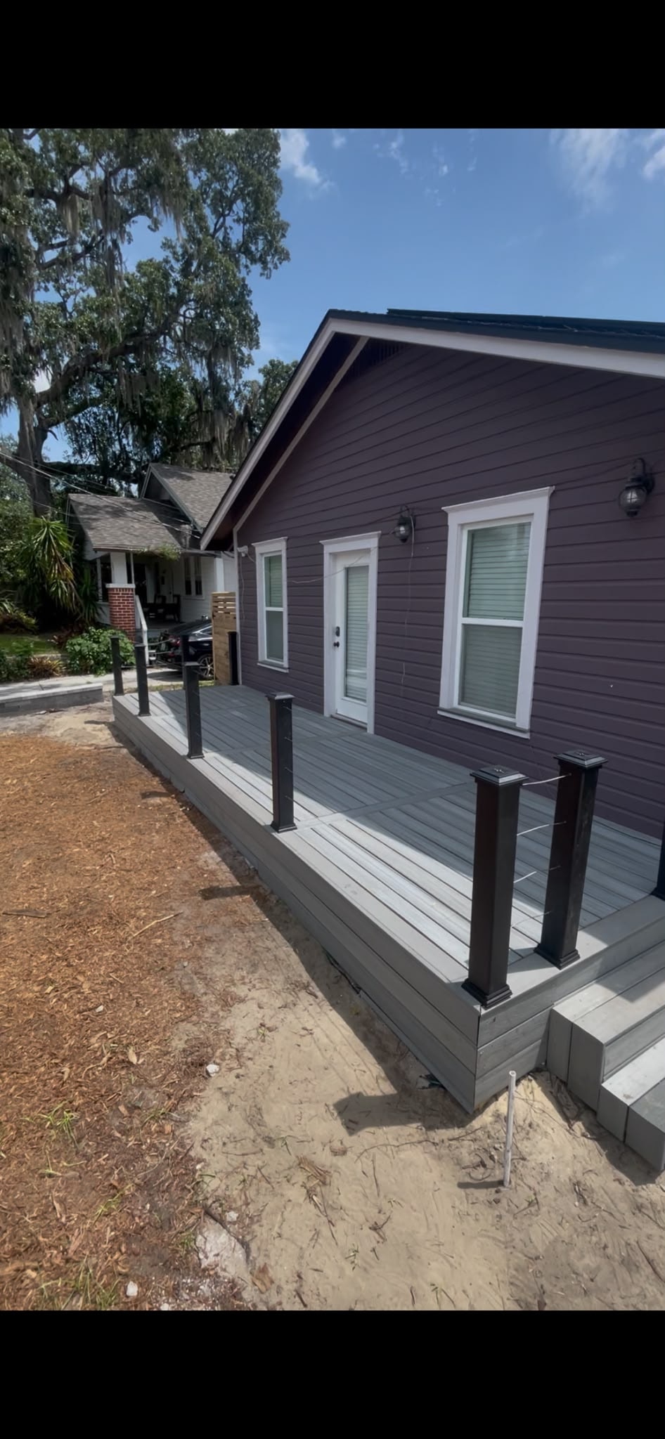 Front Porch Composite Deck